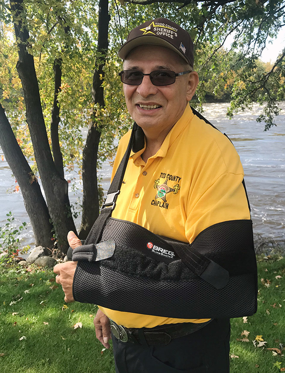 Todd County chaplain saved by friend